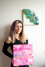 Load image into Gallery viewer, Cherry Blossom - Fine Fluid Art