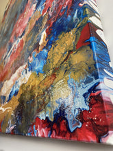 Carica l&#39;immagine nel visualizzatore di Gallery, fluid art corners of a painting
