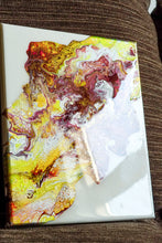 Load image into Gallery viewer, Resin fine art by female artist Alessia Camoirano using chromology and color psychology
