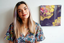 Load image into Gallery viewer, Woman artist Alessia Camoirano Bruges and Resin Art
